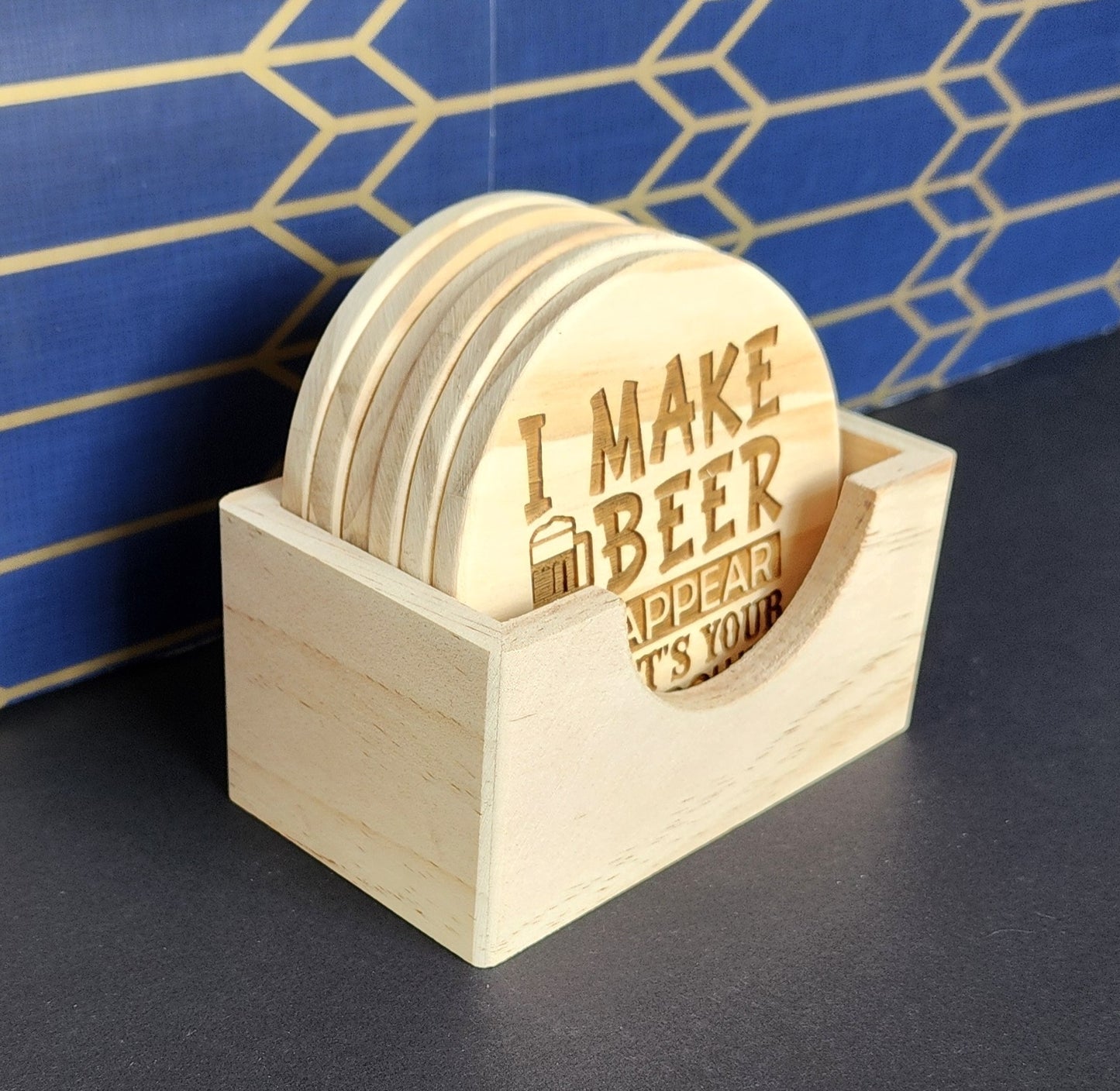 Coasters with Holder