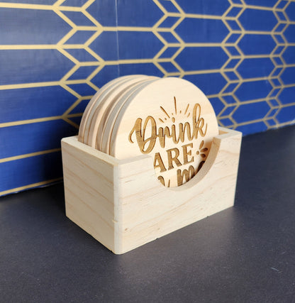 Coasters with Holder