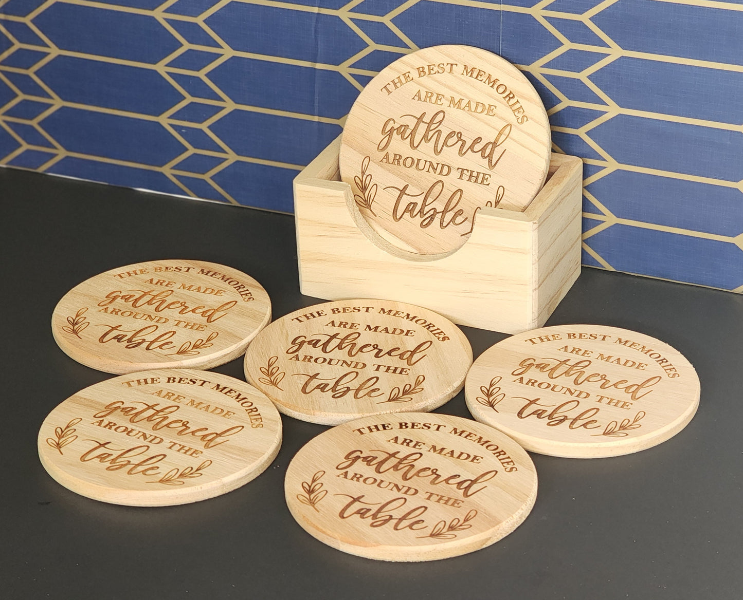 Coasters with Holder
