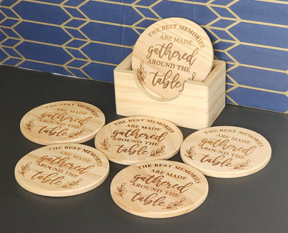 Coasters with Holder