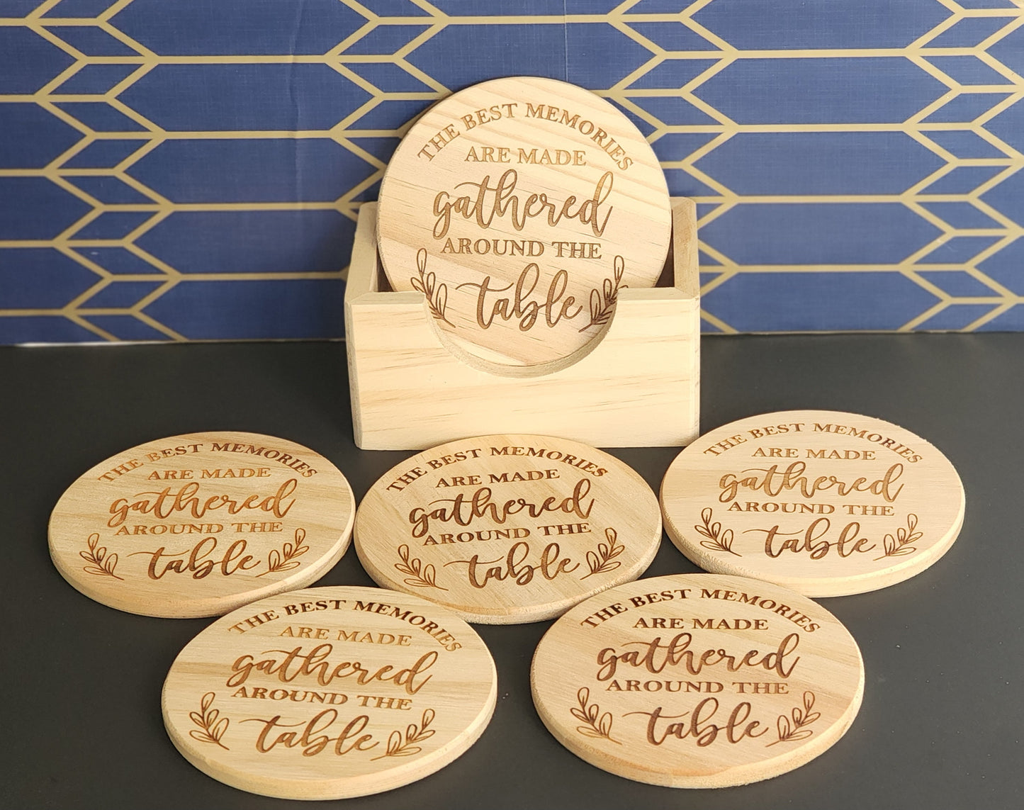 Coasters with Holder