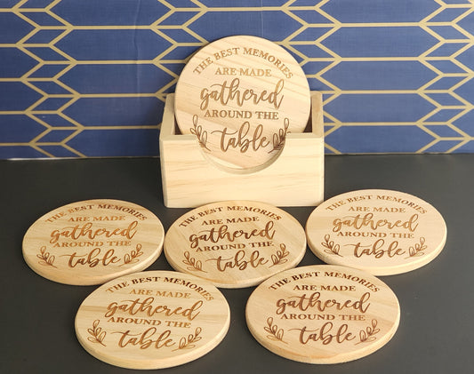 Coasters with Holder
