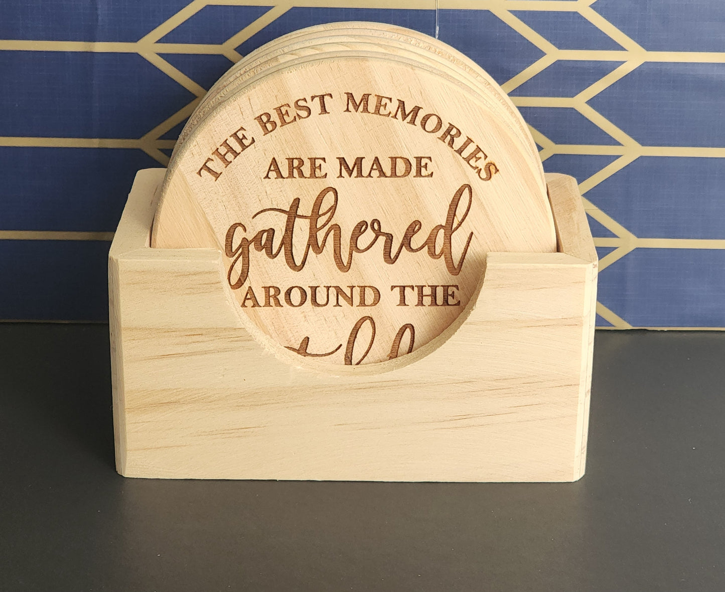 Coasters with Holder