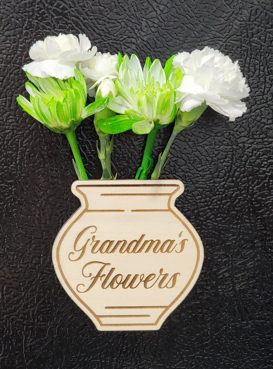 Magnet flower vase